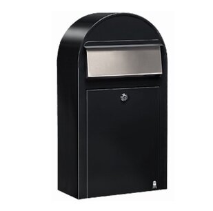 Brievenbus Bobi Grande S structuurzwart RAL 9005 Brievenbus Bobi Grande S structuurzwart RAL 9005