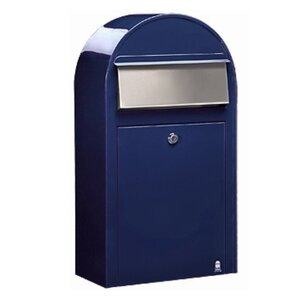Brievenbus Bobi Grande S donkerblauw RAL 5003 Brievenbus Bobi Grande S donkerblauw RAL 5003