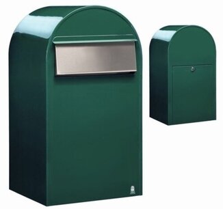 Brievenbus Bobi Grande B donkergroen RAL 6005 Brievenbus Bobi Grande B donkergroen RAL 6005