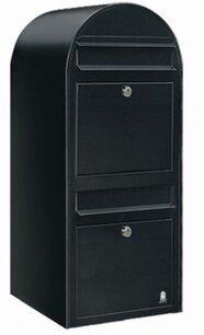 Brievenbus Bobi Duo structuurzwart Brievenbus Bobi Duo structuurzwart