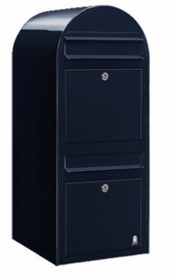 Brievenbus Bobi Duo zwartblauw Brievenbus Bobi Duo zwartblauw