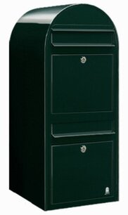 Brievenbus Bobi Duo zwartgroen Brievenbus Bobi Duo zwartgroen