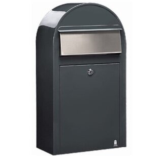 Brievenbus Bobi Grande S donkergrijs RAL 7016 Brievenbus Bobi Grande S donkergrijs RAL 7016