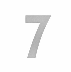 Breed RVS huisnummer 7   (15cm) Breed RVS huisnummer 7   (15cm)