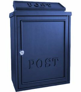 B-keus Brievenbus Adelaide mat donkerblauw