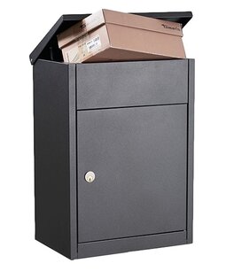 B-keus Wand pakketbrievenbus mat antraciet
