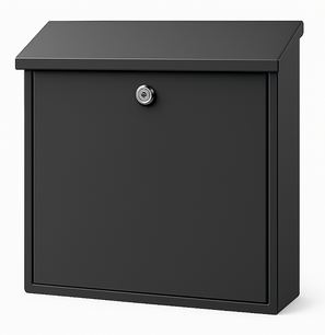 Brievenbus Arnhem structuur zwart 