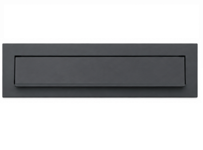 Brievenbusklep mat antraciet RAL7016 (31x8cm)