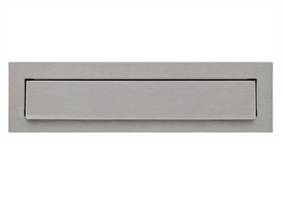 Brievenbusklep RVS 304 (31x8cm)