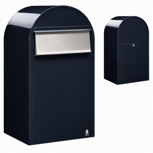 Brievenbus Bobi Grande B zwartblauw RAL 5004