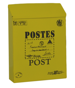 Brievenbus Post kaart geel (B-keus) Brievenbus Post kaart geel (B-keus)