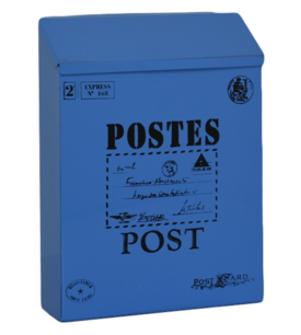 Brievenbus Post kaart donkerblauw (B-keus) Brievenbus Post kaart donkerblauw (B-keus)