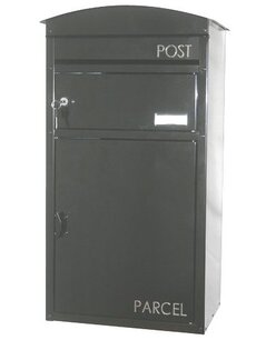 Brievenbus en pakketbox SafePost SP48 antraciet RAL 7016 Brievenbus en pakketbox SafePost SP48 antraciet RAL 7016