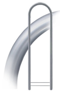 Statief Bobi round Nordic zilvergrijs RAL 9006 Statief Bobi round Nordic zilvergrijs RAL 9006