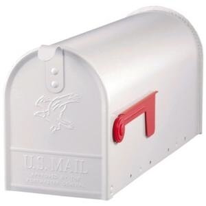 US Mailbox / Amerikaanse brievenbus wit staal US Mailbox / Amerikaanse brievenbus wit staal
