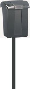 Ptt brievenbus Cofa grijs zonder slot MET PAAL Ptt brievenbus Cofa grijs zonder slot MET PAAL