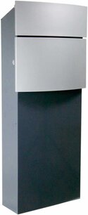 Design brievenbus Locanta SP129 antraciet/zilver Design brievenbus Locanta SP129 antraciet/zilver