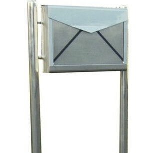 Brievenbus New York RVS + statief RVS