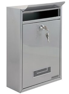 Brievenbus Groningen zilver  Brievenbus Groningen zilver