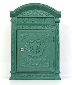 brievenbus antiek groen