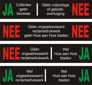 Ja Nee stickers