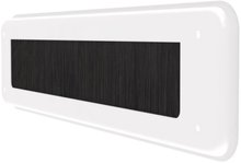 Tochtborstel-aluminium-wit