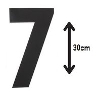 Zwart-huisnummer:-7-(30cm)