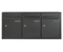 Brievenbussen-set-zwart-(wandbevestiging)
