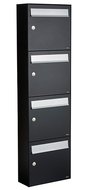 Brievenbussen-set-van-4-hoog-zwart