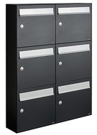 Brievenbussen-set-van-6-(2x3)-zwart