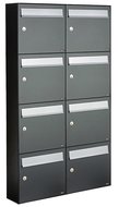 Brievenbussen-set-van-8-(2x4)-antraciet