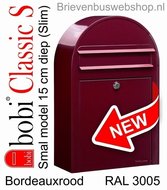 Nieuw! Bobi Classic S bordeauxrood RAL 3005