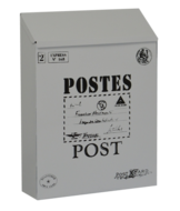 brievenbus post kaart wit