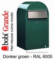 Brievenbus Bobi Grande donkergroen RAL 6005