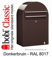 Brievenbus Bobi Classic donkerbruin RAL 8017
