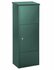 Pakketbrievenbus parcelbox mat zwart/groen (Ral 6012)_