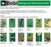 Brievenbus Bobi Jumbo donkergroen RAL 6005 + statief round RVS_