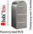 Brievenbus Bobi Trio RVS