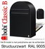 Brievenbus Bobi Classic B structuurzwart RAL 9005