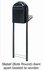 Brievenbus Bobi Classic B structuurzwart RAL 9005